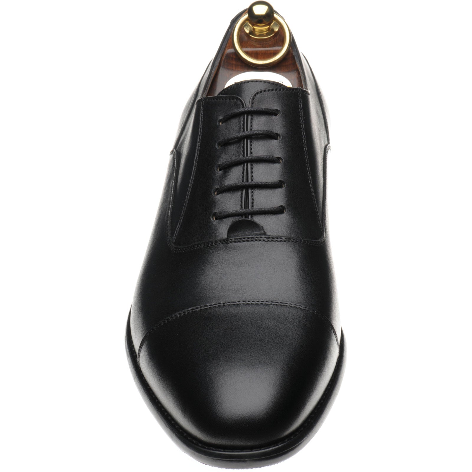 Product image for Herring Edgeware II mens hybrid-soled Oxfords in black calf (second)
