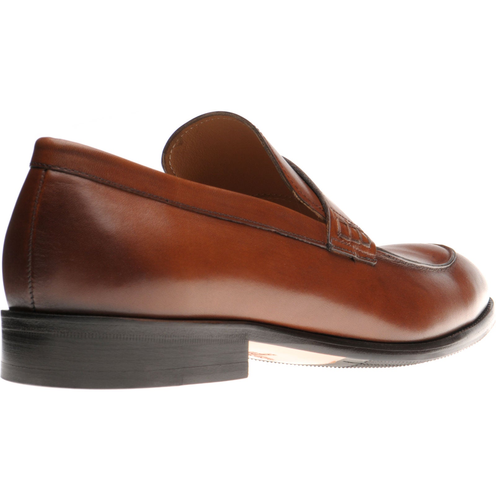 Product image for Herring Edmonton II mens hybrid-soled loafers in brown calf (second)