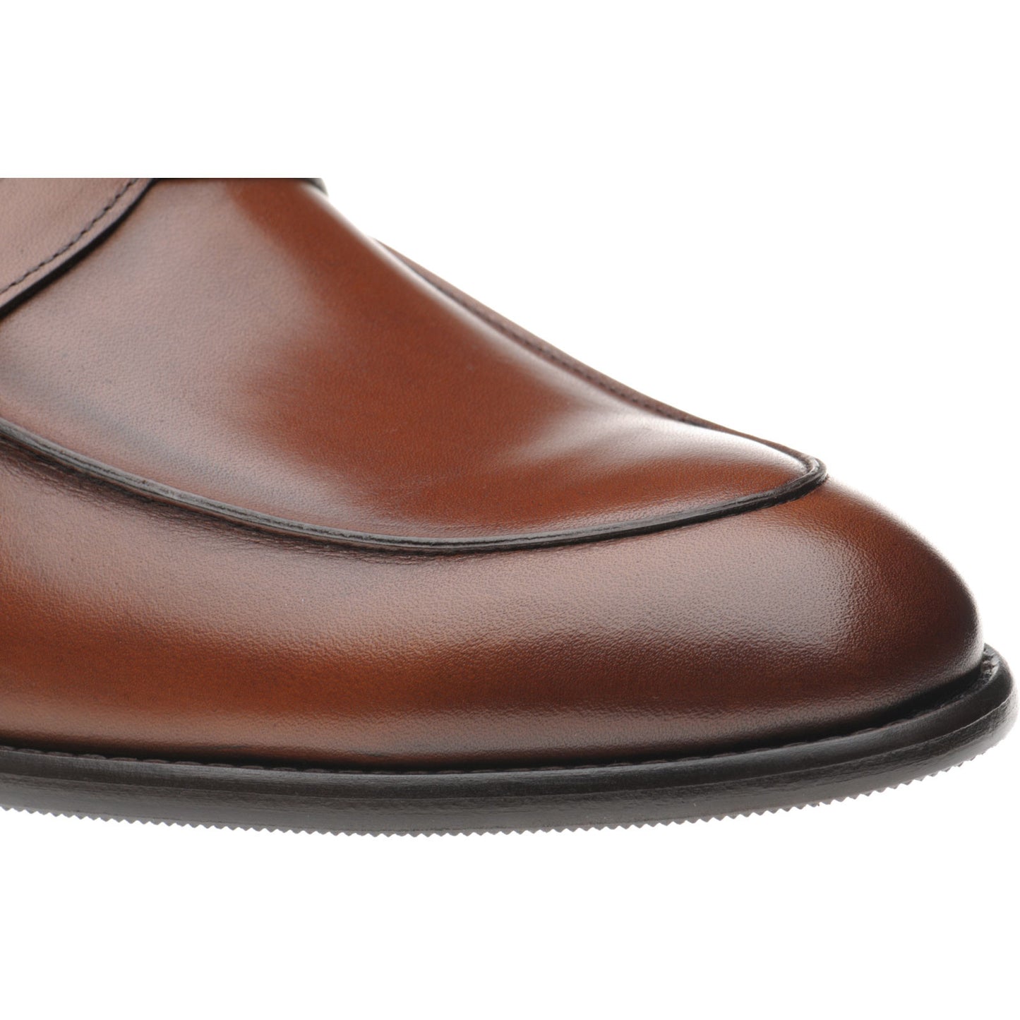 Product image for Herring Edmonton II mens hybrid-soled loafers in brown calf (second)