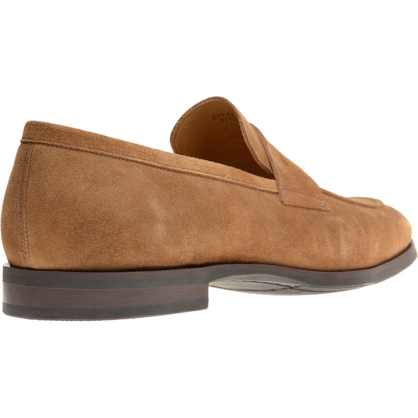 Product image for Herring Evora mens rubber-soled loafers in tan suede