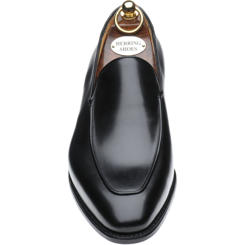 Product image for Herring Fleming mens loafers in black calf (second)