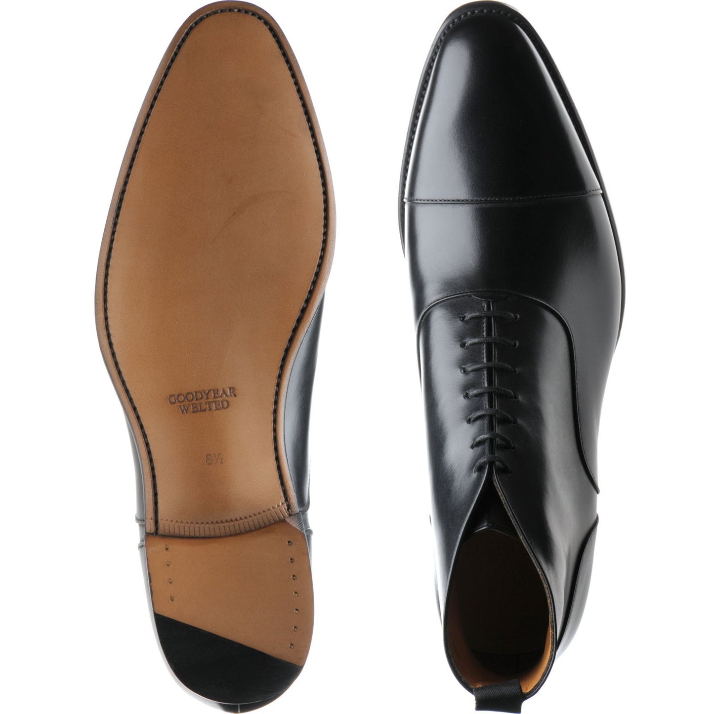 Product image for Herring Flynn mens boots in black calf (second)