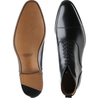 Product image for Herring Flynn mens boots in black calf (second)