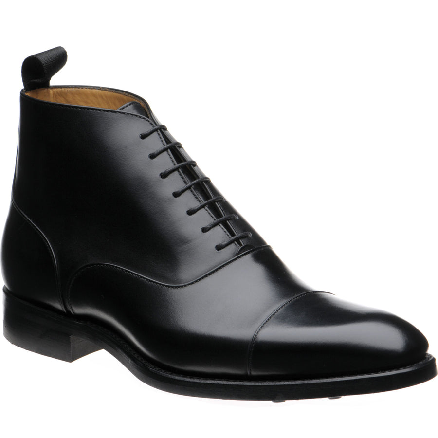 Product image for Herring Flynn R mens rubber-soled boots in black calf (second)