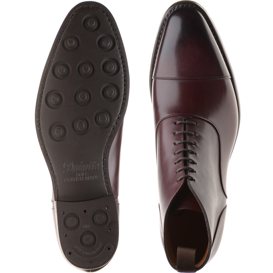 Product image for Herring Flynn R mens rubber-soled boots in burgundy calf