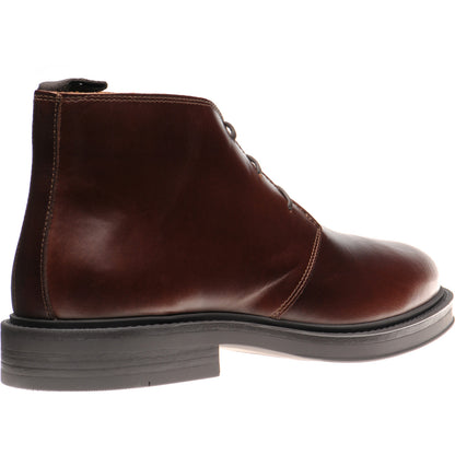 Product image for Herring Forge mens rubber-soled Chukka boots in brown calf (second)