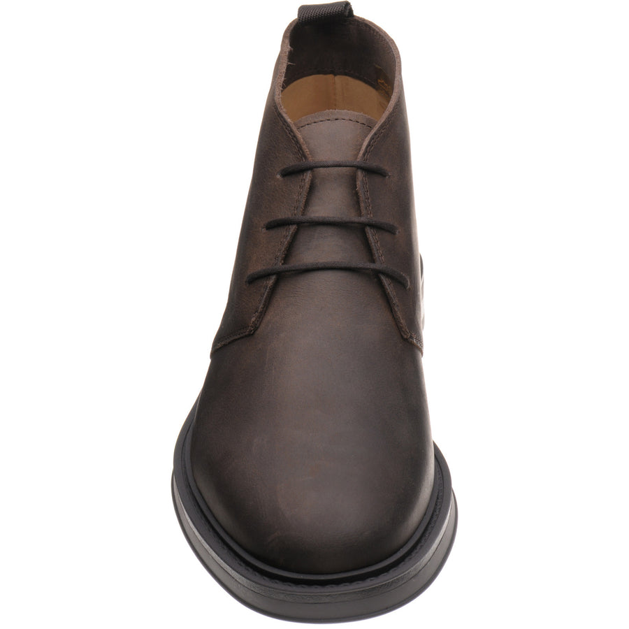Product image for Herring Forge mens rubber-soled Chukka boots in brown waxy (second)