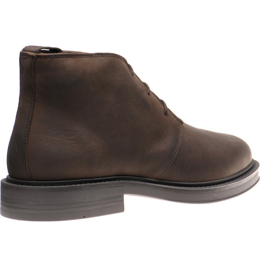 Product image for Herring Forge mens rubber-soled Chukka boots in brown waxy (second)