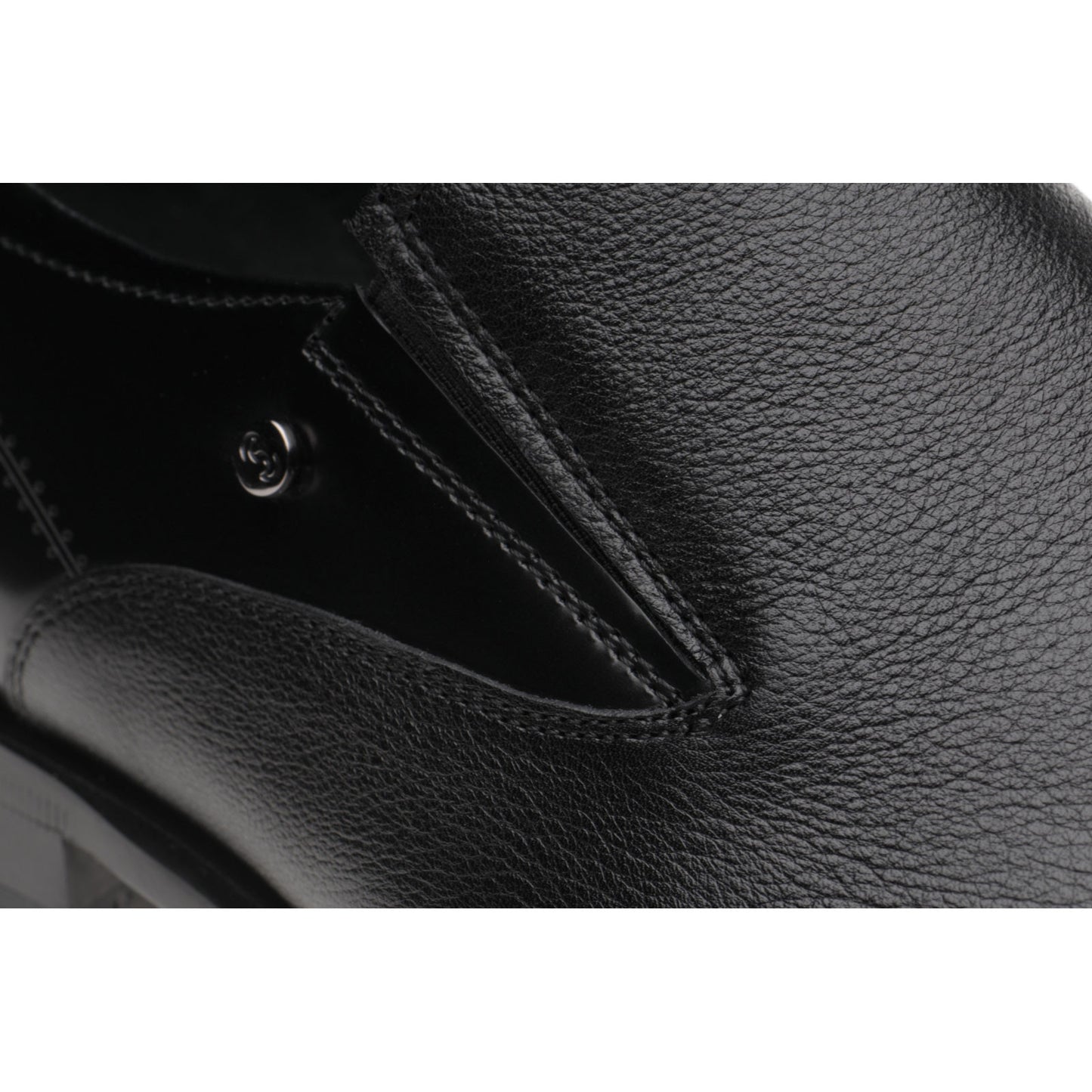 Product image for Herring Frederick in black calf and polished