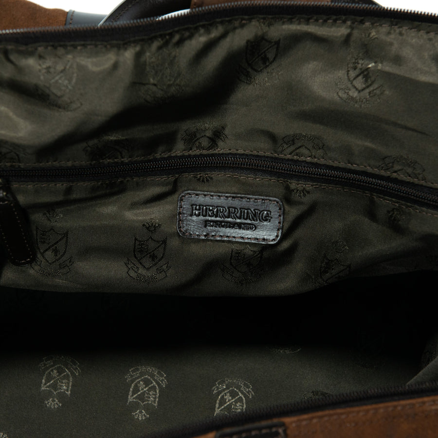 Product image for Herring Gainsborough Holdall in brown waxy