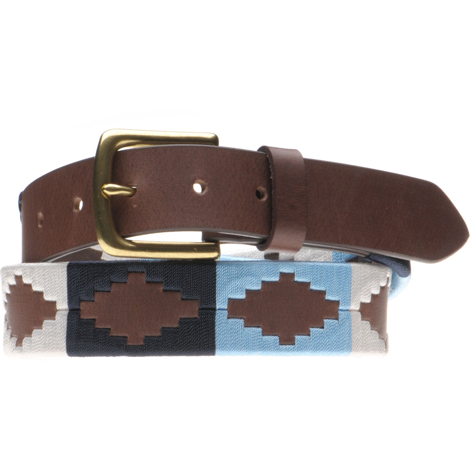 Product image for Herring Gaucho Belt in whitebaby bluenavy