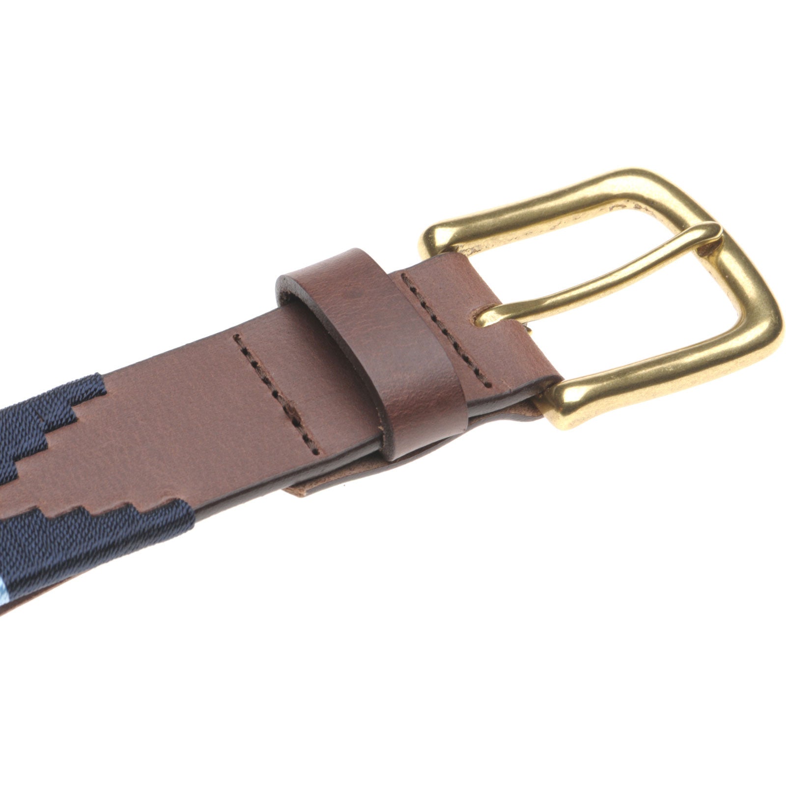 Product image for Herring Gaucho Belt in whitebaby bluenavy