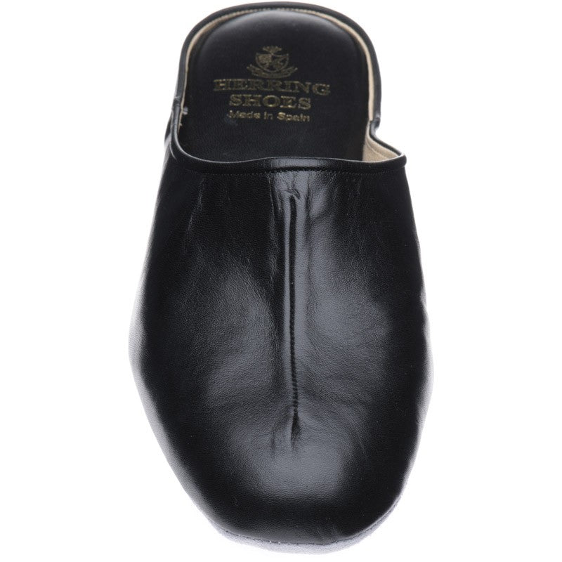 Product image for Herring Gavin mens slippers in black kid (second)
