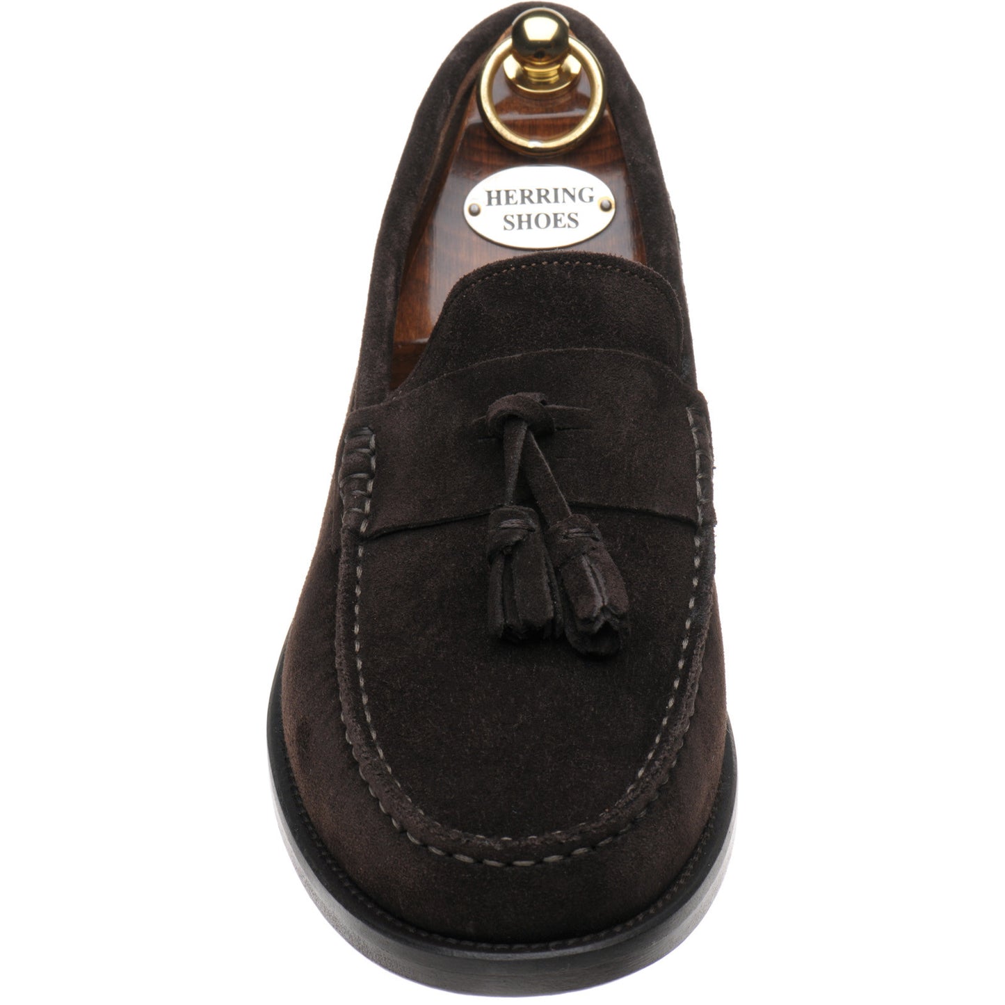 Product image for Herring Genoa in dark brown suede