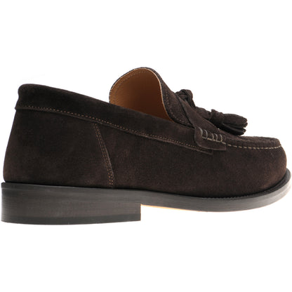 Product image for Herring Genoa in dark brown suede
