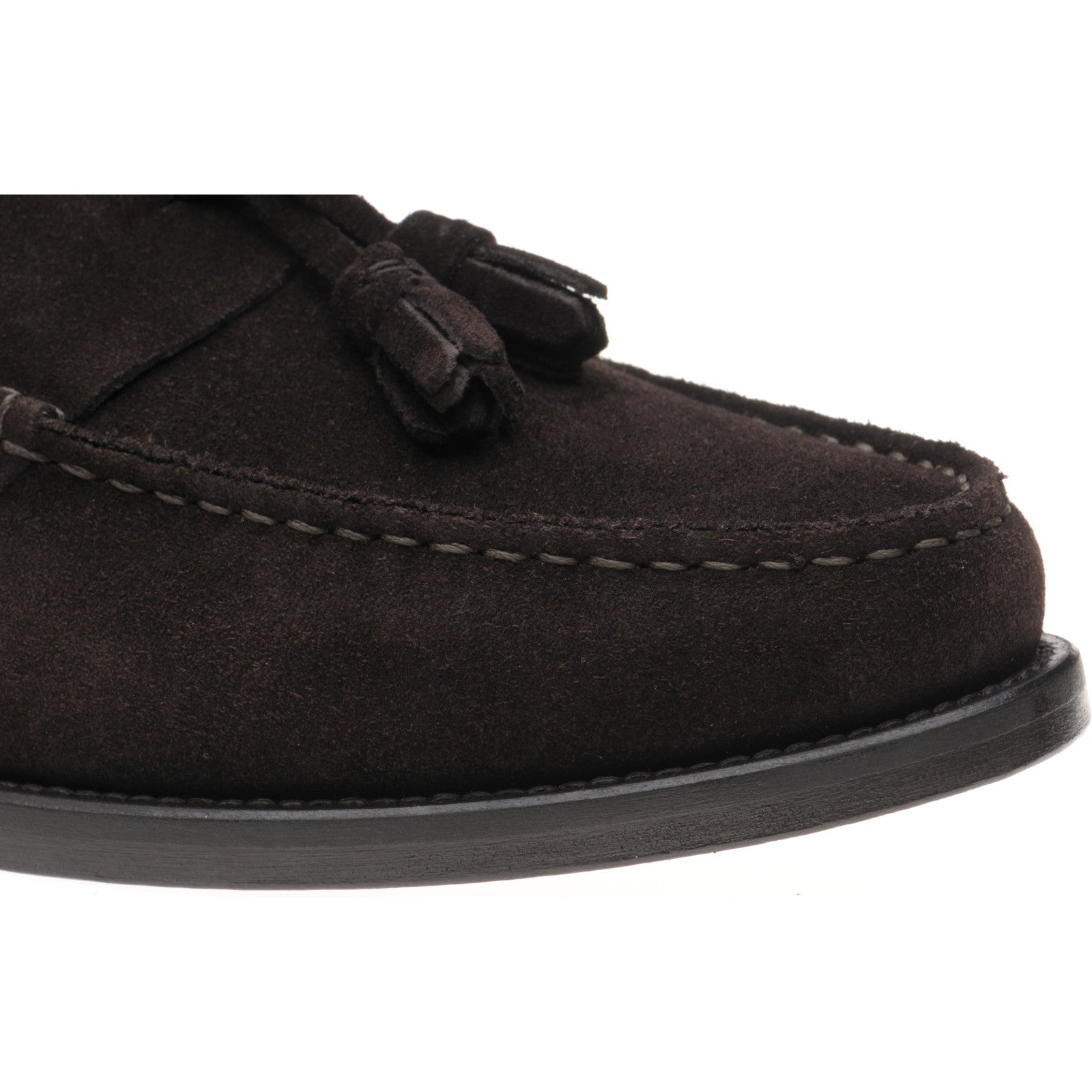 Product image for Herring Genoa in dark brown suede