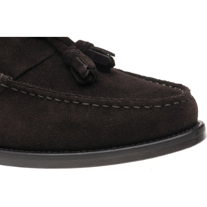 Product image for Herring Genoa in dark brown suede