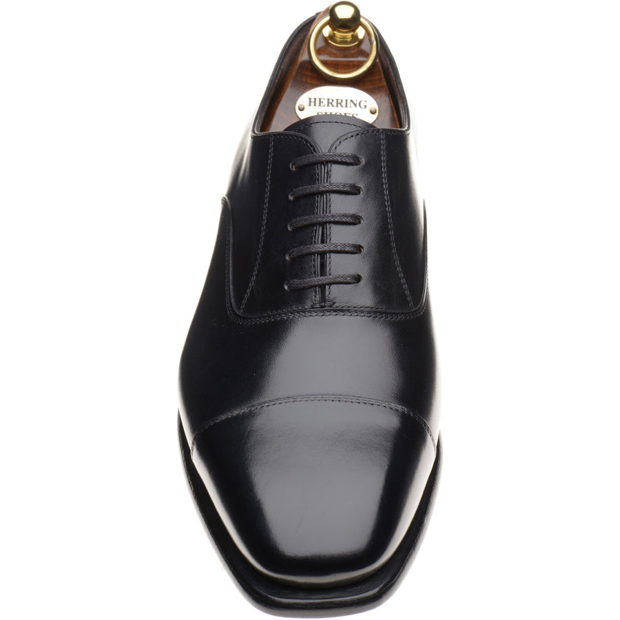 Product image for Herring Geoff mens Oxfords in black calf