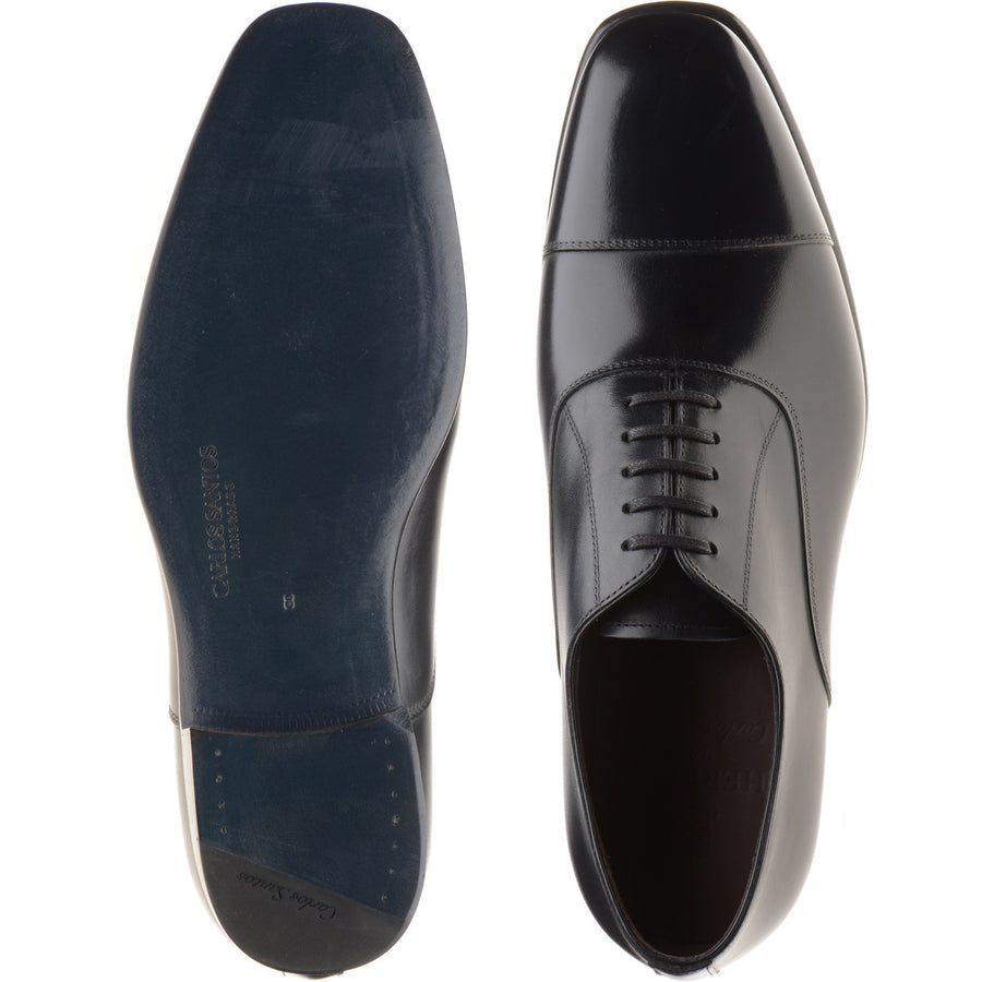 Product image for Herring Geoff mens Oxfords in black calf