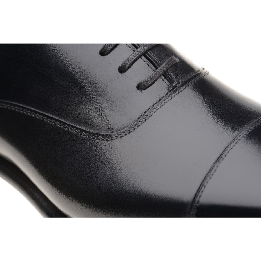 Product image for Herring Geoff mens Oxfords in black calf