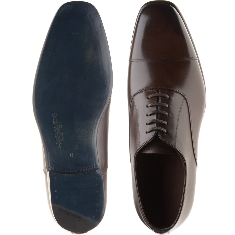 Product image for Herring Geoff mens Oxfords in dark brown calf