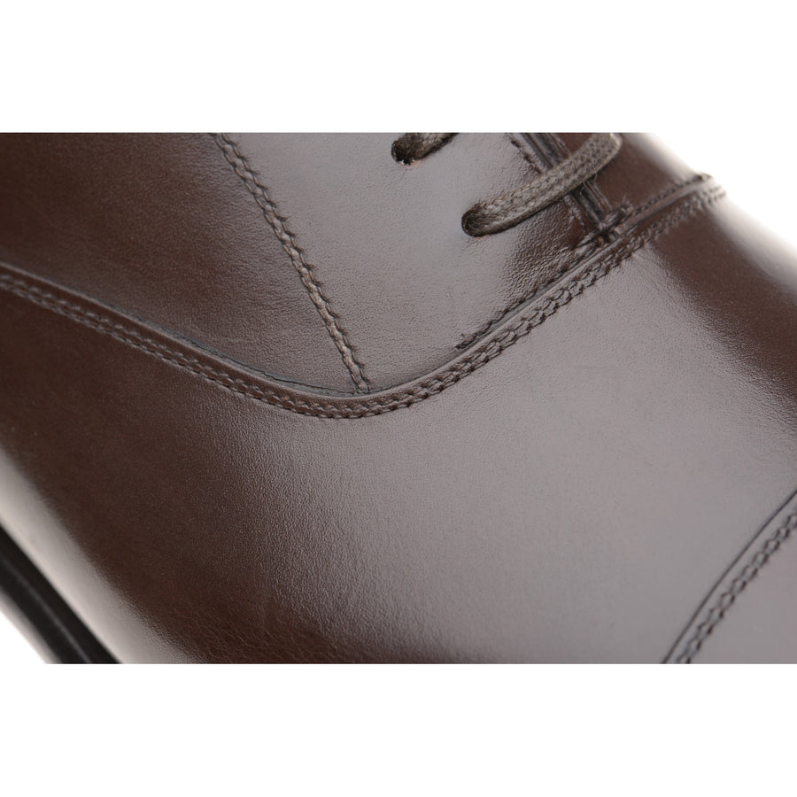 Product image for Herring Geoff mens Oxfords in dark brown calf