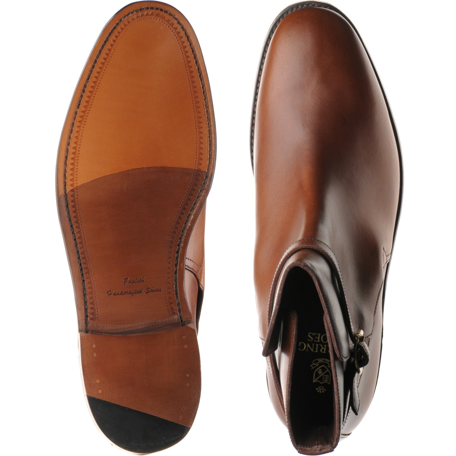 Product image for Herring George mens boots in brown waxy