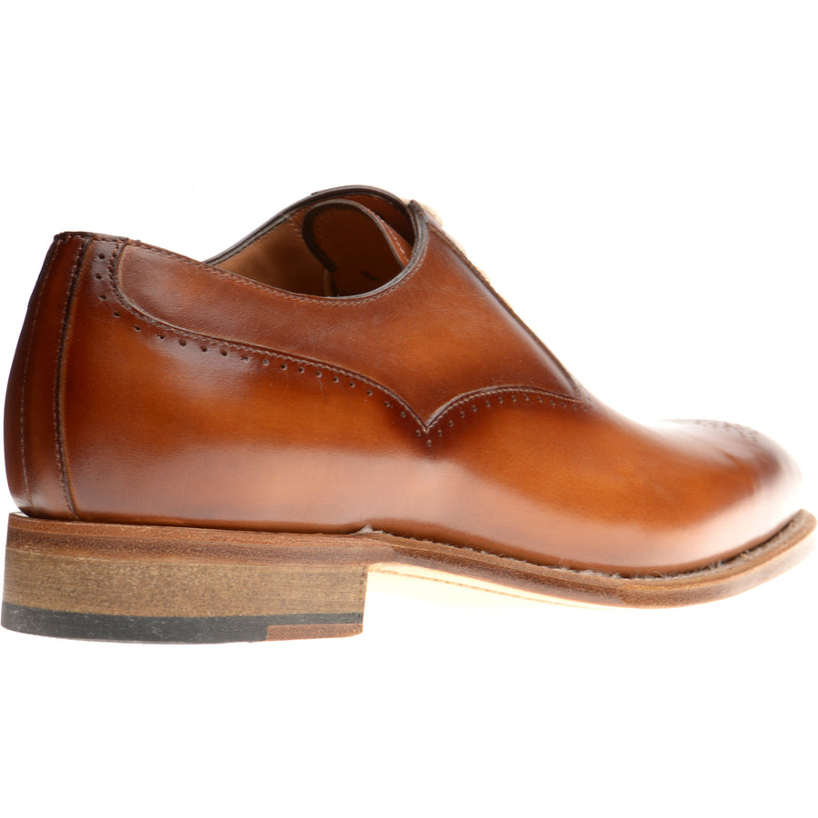 Product image for Herring Gershwin mens semi-brogues in tan calf (second)
