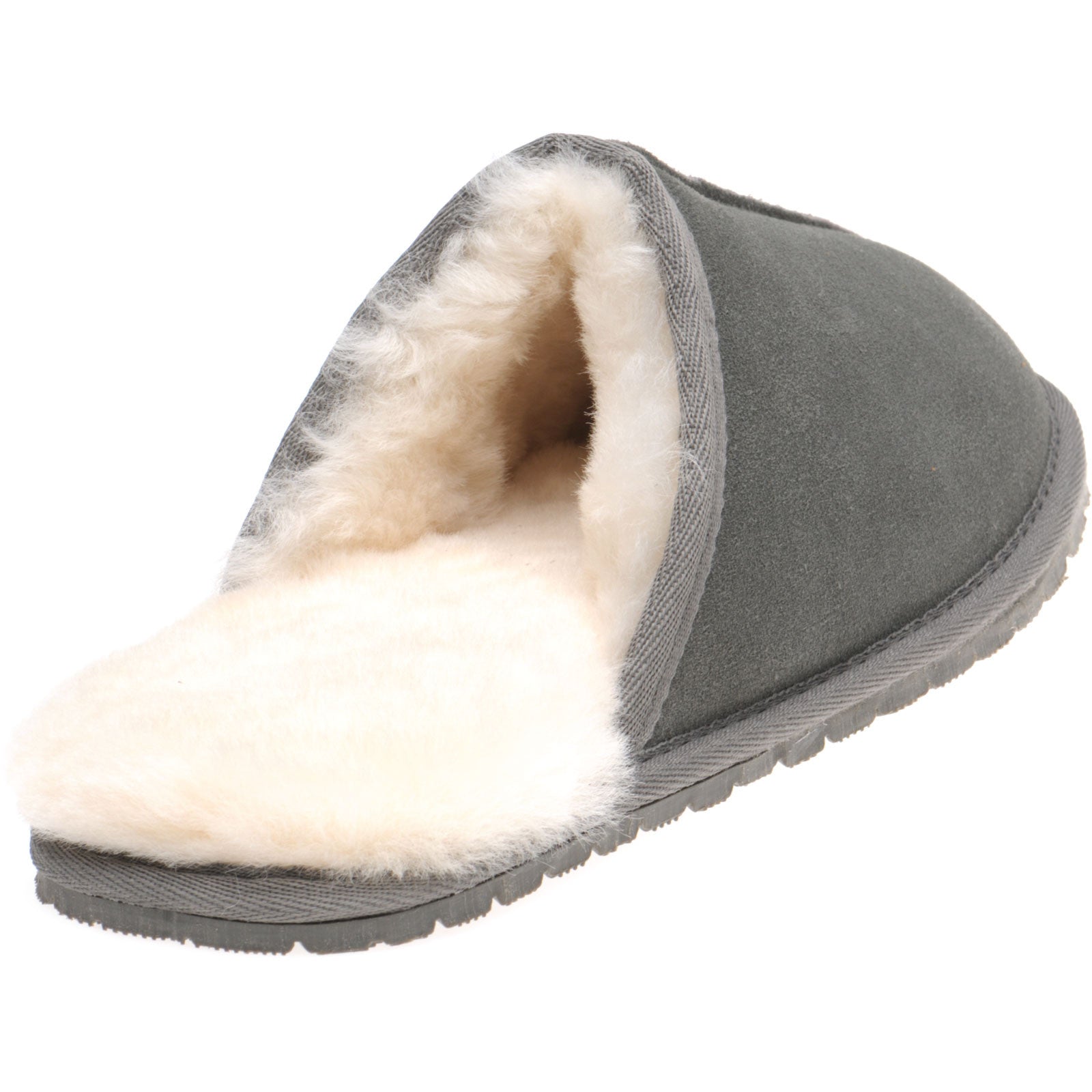 Product image for Herring Glen rubber-soled slippers in grey