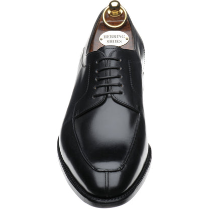 Product image for Herring Godwine mens Derby shoes in black calf