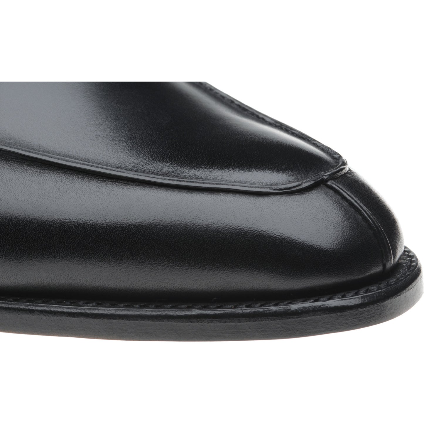 Product image for Herring Godwine mens Derby shoes in black calf