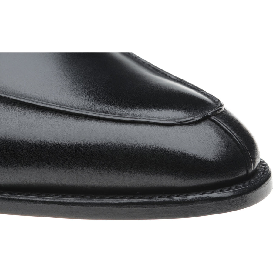 Product image for Herring Godwine mens Derby shoes in black calf
