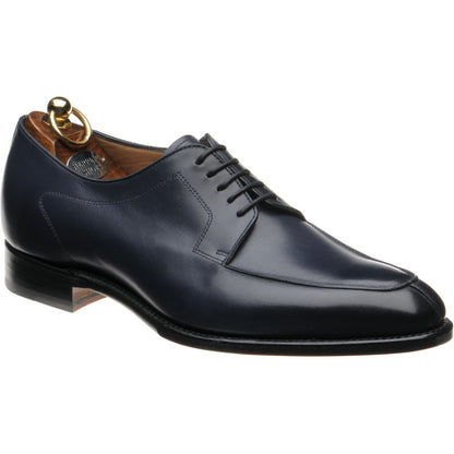 Product image for Herring Godwine mens Derby shoes in navy calf