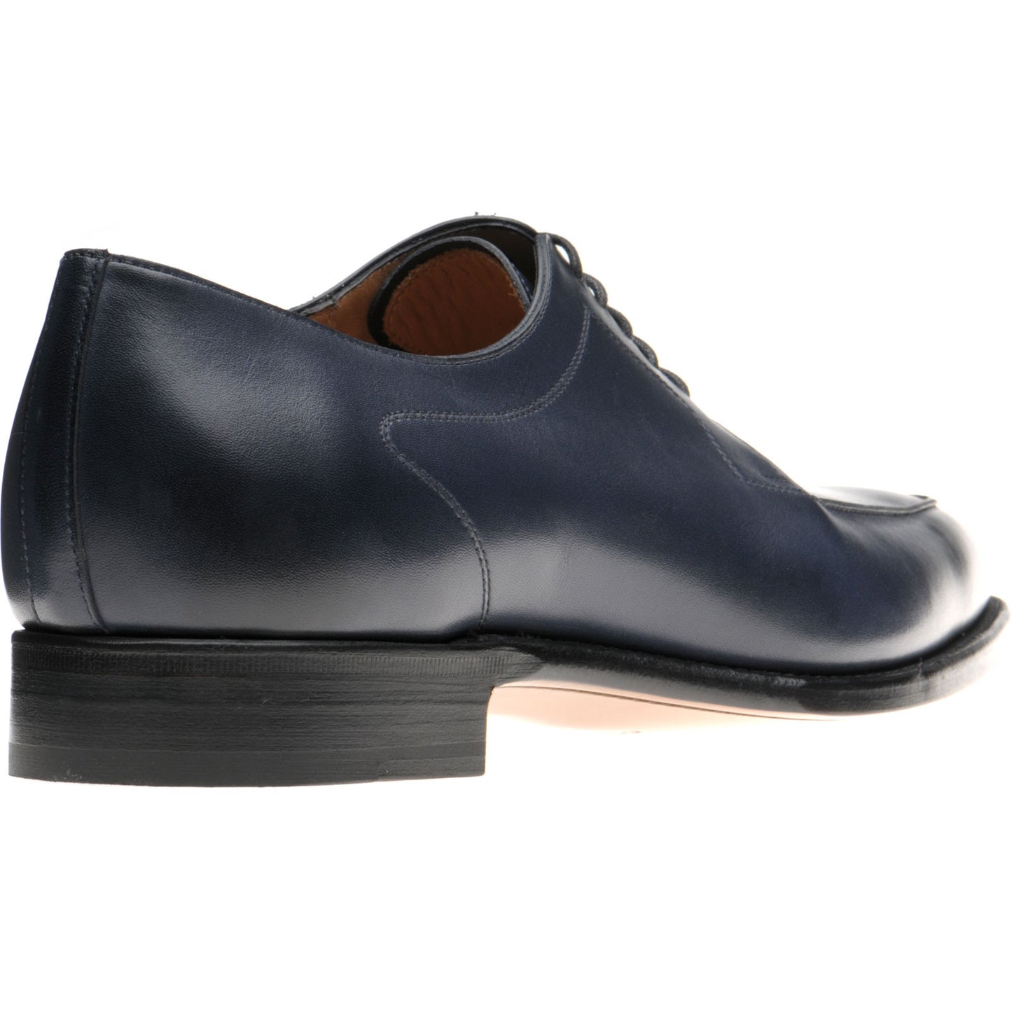 Product image for Herring Godwine mens Derby shoes in navy calf