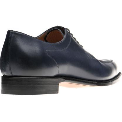 Product image for Herring Godwine mens Derby shoes in navy calf