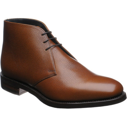 Product image for Herring Gosforth II (Rubber) mens hybrid-soled Chukka boots in tan grain (second)