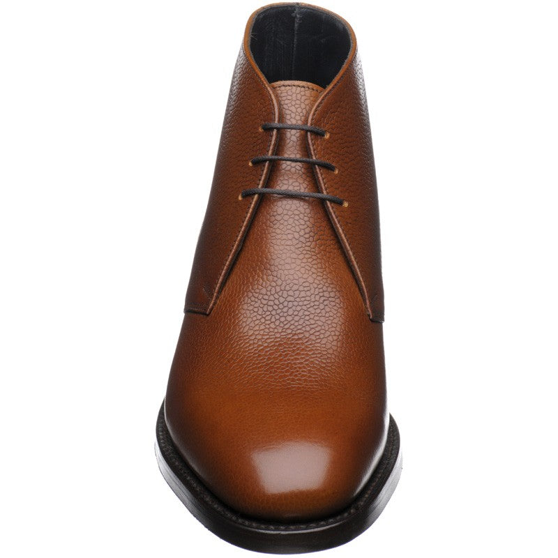 Product image for Herring Gosforth II (Rubber) mens hybrid-soled Chukka boots in tan grain (second)