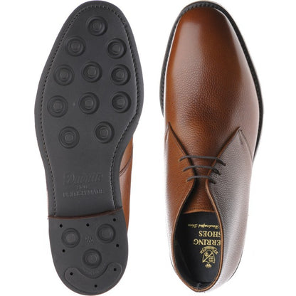 Product image for Herring Gosforth II (Rubber) mens hybrid-soled Chukka boots in tan grain (second)