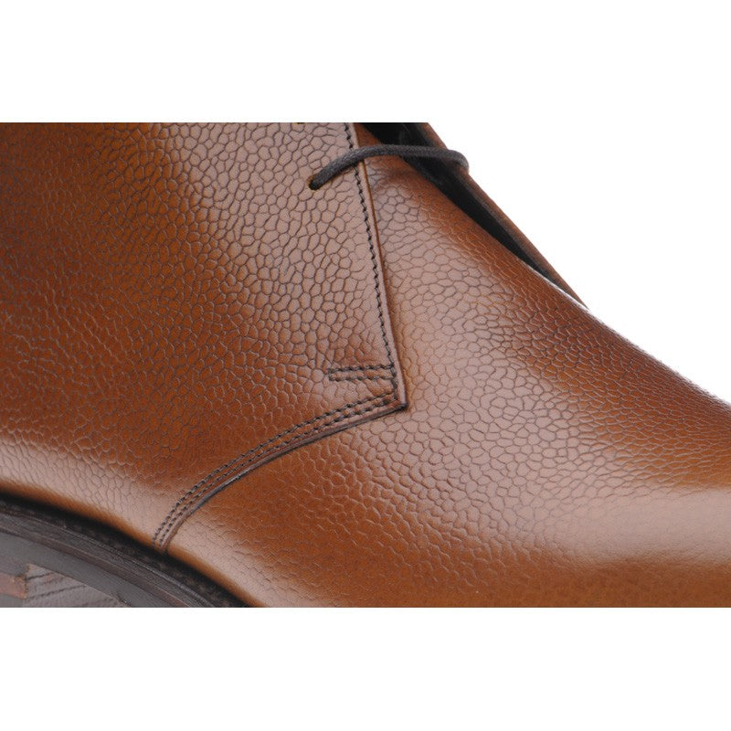 Product image for Herring Gosforth II (Rubber) mens hybrid-soled Chukka boots in tan grain (second)