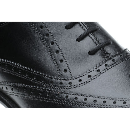Product image for Herring Gosport mens brogues in black calf (second)