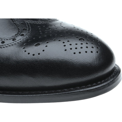 Product image for Herring Gosport mens brogues in black calf (second)