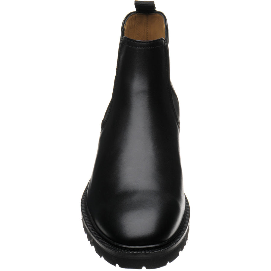 Product image for Herring Grange mens rubber-soled boots in black calf (second)