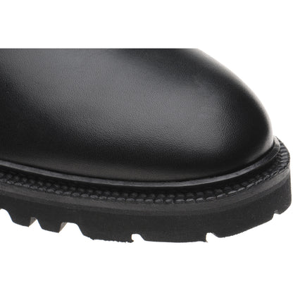 Product image for Herring Grange mens rubber-soled boots in black calf (second)