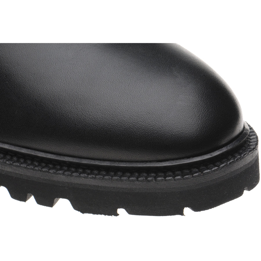 Product image for Herring Grange mens rubber-soled boots in black calf (second)