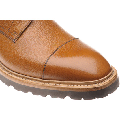 Product image for Herring Grantham Rubber mens rubber-soled boots in tan grain