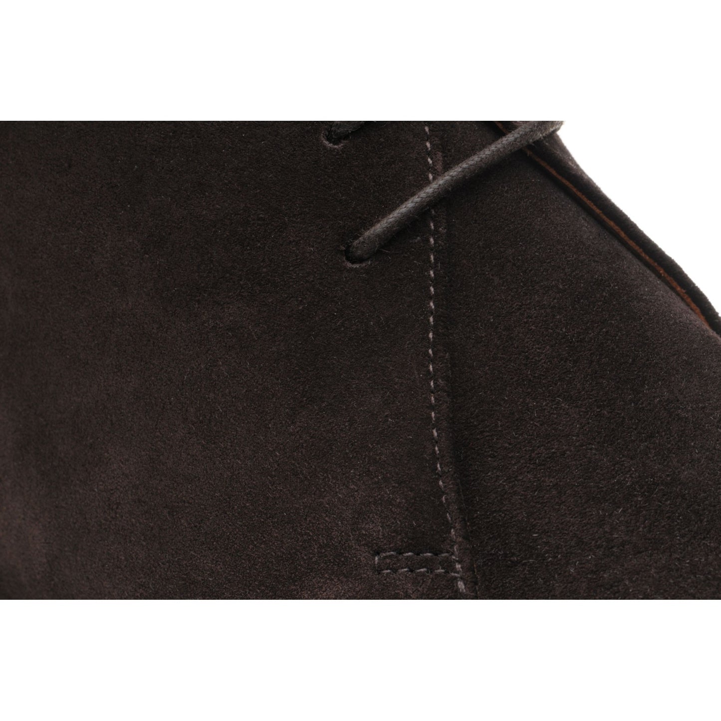 Product image for Herring Grays Rubber mens rubber-soled Chukka boots in brown suede (second)