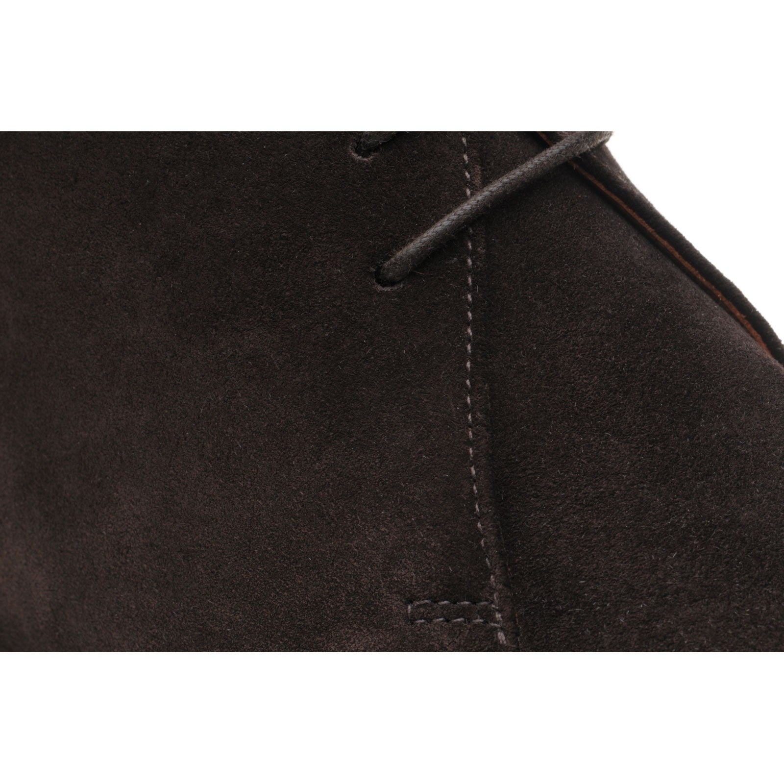 Product image for Herring Grays Rubber mens rubber-soled Chukka boots in brown suede (second)