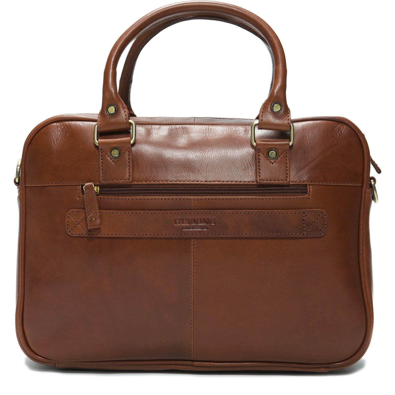 Product image for Herring Harlesden Briefcase in dark chestnut