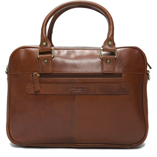 Product image for Herring Harlesden Briefcase in dark chestnut