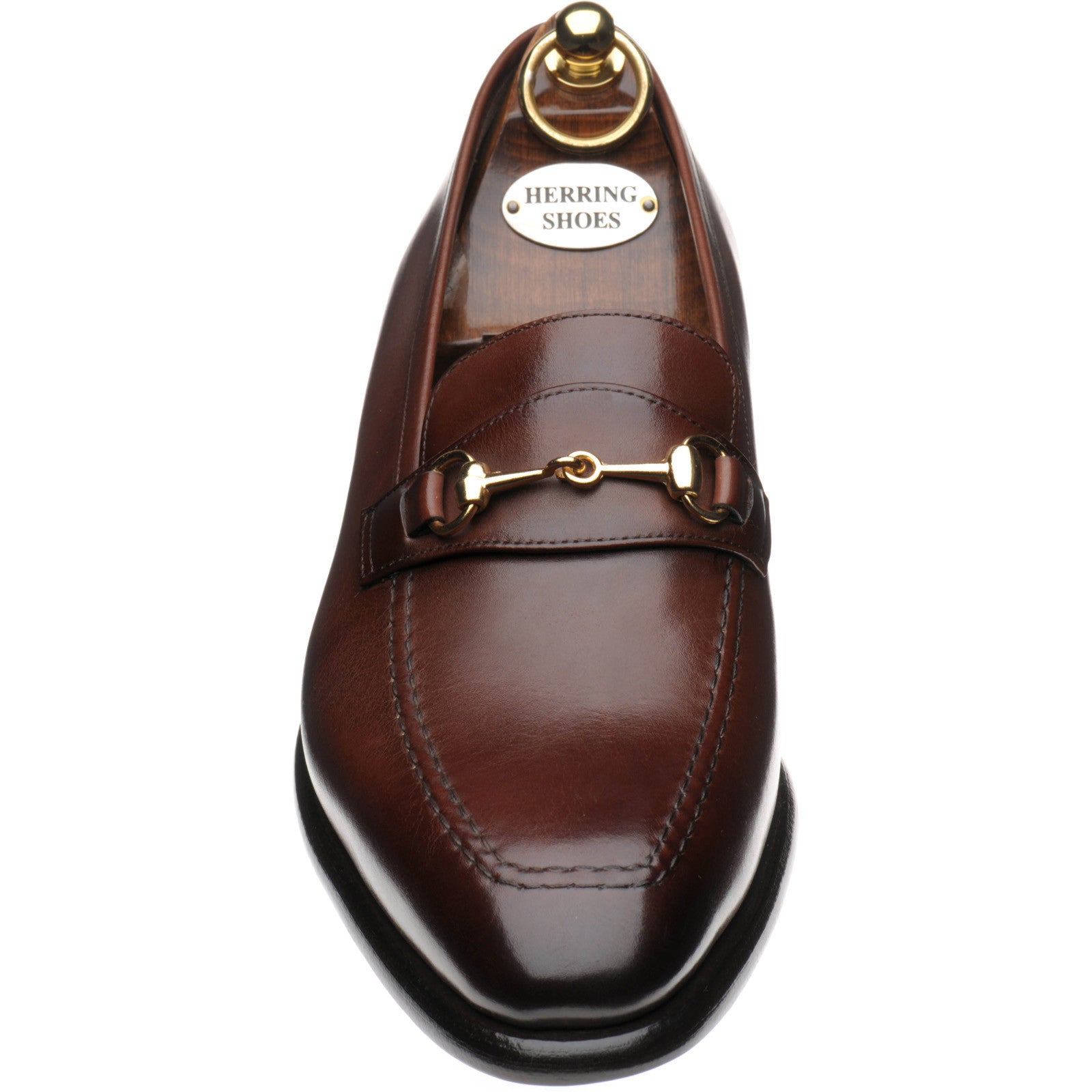 Product image for Herring Harlington mens loafers in brown calf (second)